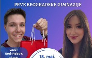 Ученик Прве београдске гимназије Урош Палевић о медијима и проблемима у друштву Ученик Прве београдске гимназије Урош Палевић о медијима и проблемима у друштву